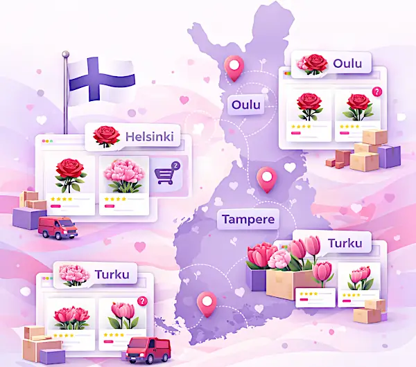 Kukkakaupat Suomessa